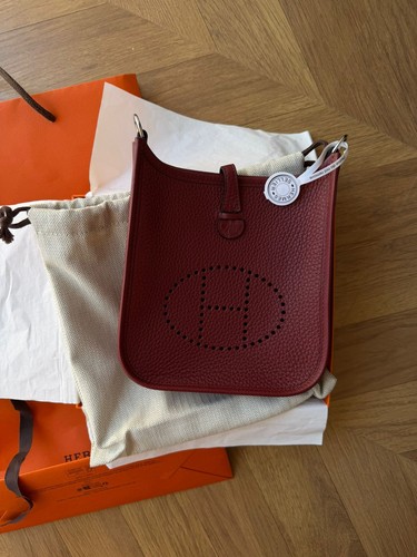 Hermes evelyne rouge h - 16,