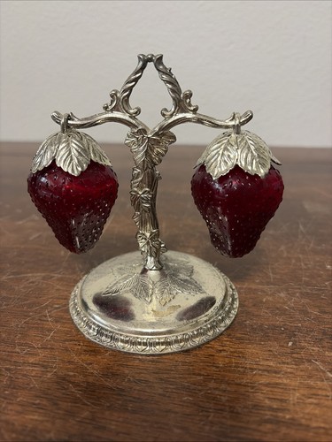 Vintage cadmium glass ruby - cadmium, red