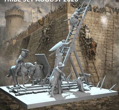 Scale castle siege - 1:16,