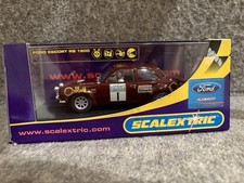 Scalextric C2757 Ford Escort RS 1600 Timo Makinen #1 Slot Car New In Damaged Box