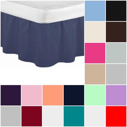 Percale frilled polycotton - frilled,
