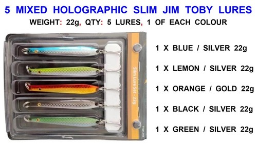 Mixed 22g holographic slim - 5,