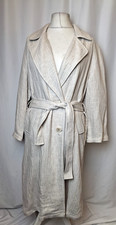 ZARA Belted Linen Trench Coat