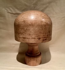 An Antique Wooden Hat Block On