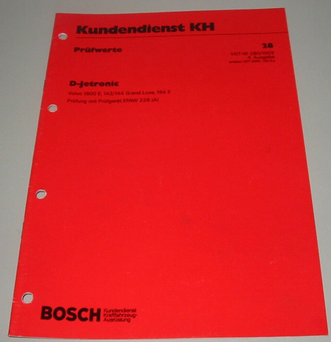 Bosch prüfwerte jetronic - prüfwerte, d-jetronic