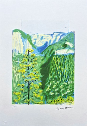 David hockney the yosemite - david,