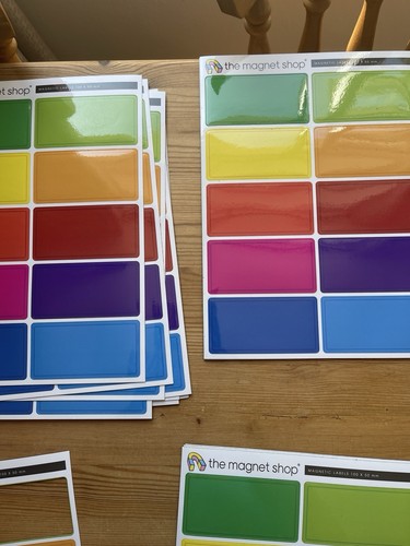 Fours sheets ten magnetic - sheets,