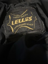 Lewis Thick Heavy Leather Jacket  Medium