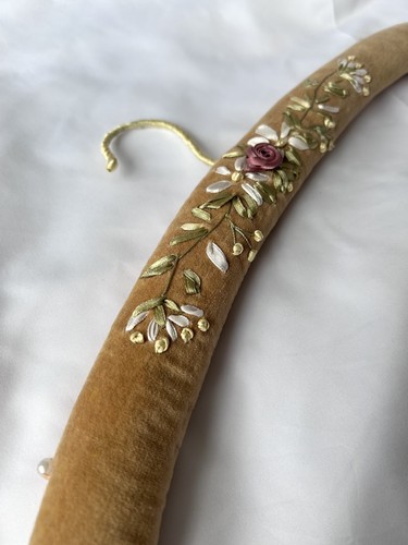 Vintage padded hanger - vintage,