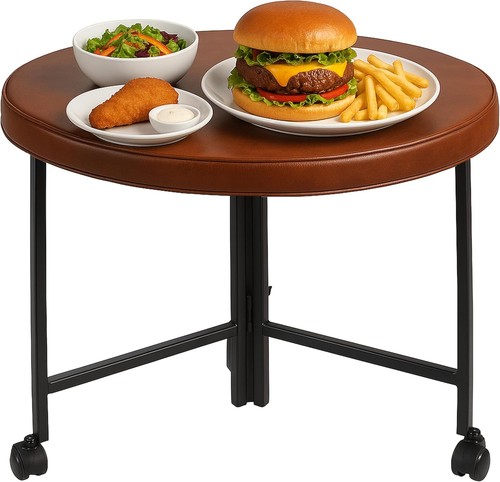 Round folding table - round,