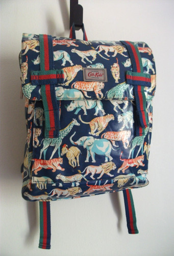 Animals oilcloth backpack bag