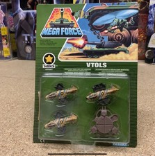 Kenner Mega Force VTOLS Die Cast Military Army Vehicles Carded MOC Vintage Retro