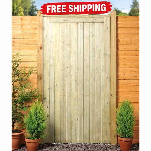 6ft 3ft wooden garden gate - 3ft,