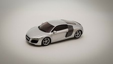 KYOSHO Dnano ASC MM, SILVER AUDI R8 2006  DISPLAY MODEL, DNX507S  1/43 #NEW