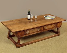 Antique Style Oak Coffee Table