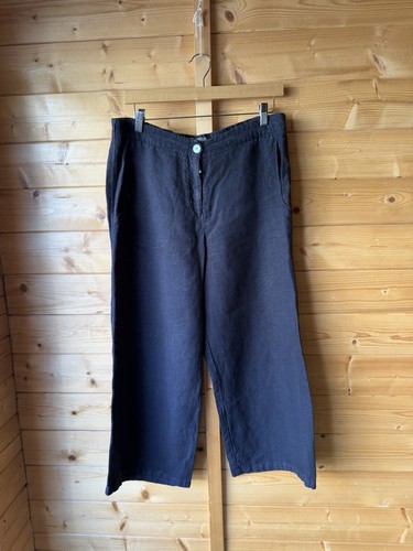 Oska wide leg linen - , cullotes
