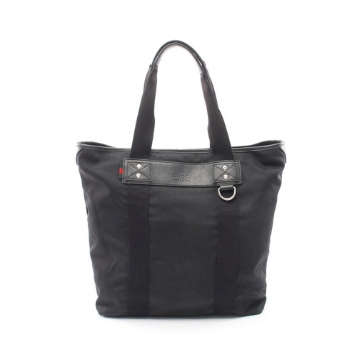 Gucci tote bag black - black, leather