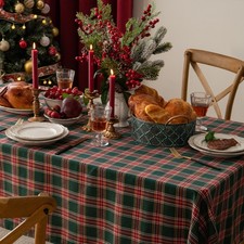 Christmas Plaid Tablecloth