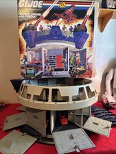 GI Joe Cobra Terror Drome Pics/contents 1986 Vintage ARAH Playset w/Box +Firebat
