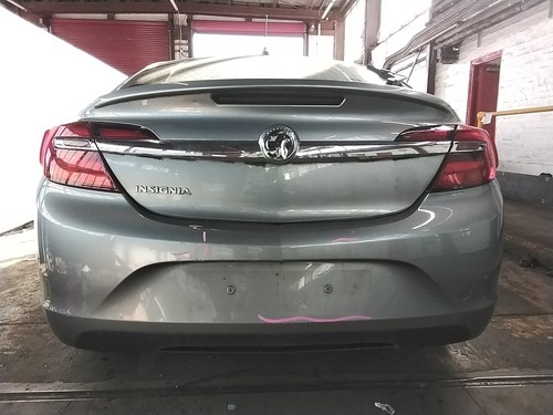 Rear bumper silver - rear,