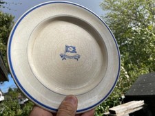 Vintage Elders & Fyffes Ltd Dunn Bennett Shipping Line Plate Blue Logo 1968