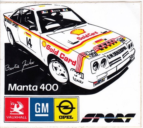 Sport opel manta 400 - gm,