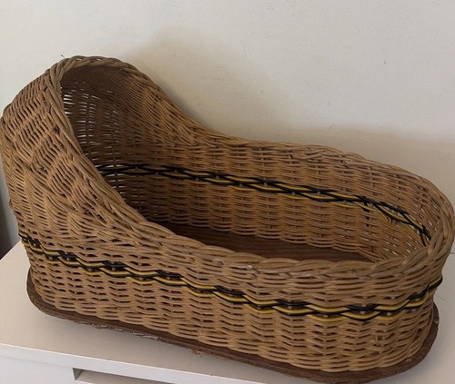 Vintage wicker rocking - vintage, doll