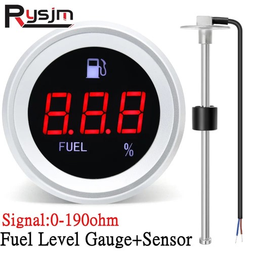 Digital fuel level gauge 12v - level,