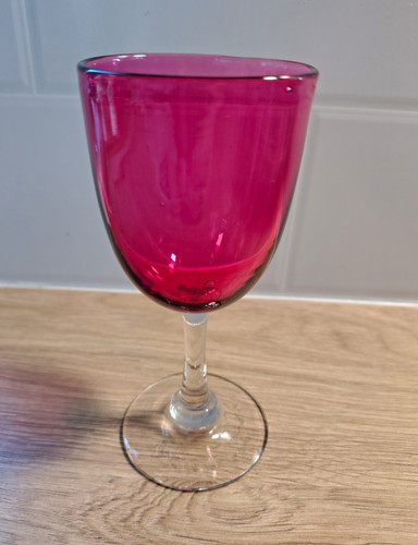 Cranberry clear glass wine - cranberry, /