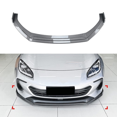 Car front bumper spoiler lip - front,