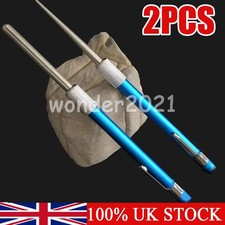 2pcs Pen Diamond Knife Sharpener Tool Outdoor Fish Hook Sharpening Steel Gift UK
