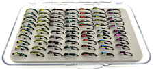 70 x Assorted Buzzers In Fly Box - Fly Fishing - Trout Fishing Flies