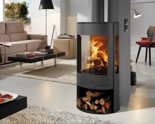 Wood Burning Stove 3 Sided