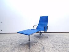 Hermann Miller Ea 124 Ea 125 Designer Leather Chair Chair Vitra Eames Blue #2