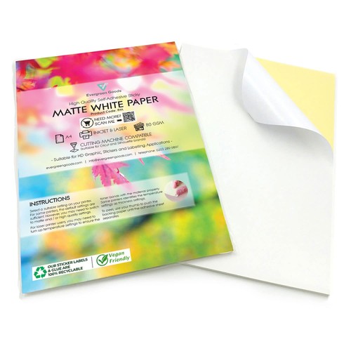 Evergreen goods white matte - evergreen,