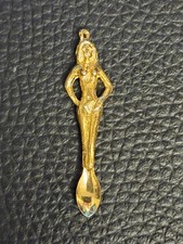 Vintage 1970s Gold Tone Nude