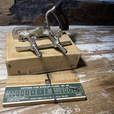 VINTAGE STANLEY No.50 COMBINATION PLANE COMPLETE WITH CUTTERS - MADE IN ENGLAND