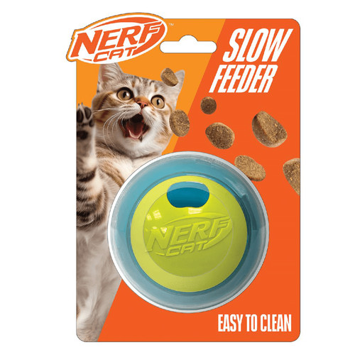 Nerf cat puzzle feeder ball - cat,