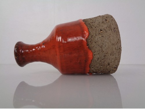 Vintage bright orange fat lava - bright,