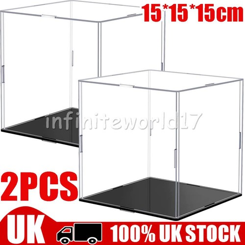 Clear acrylic display case - clear,
