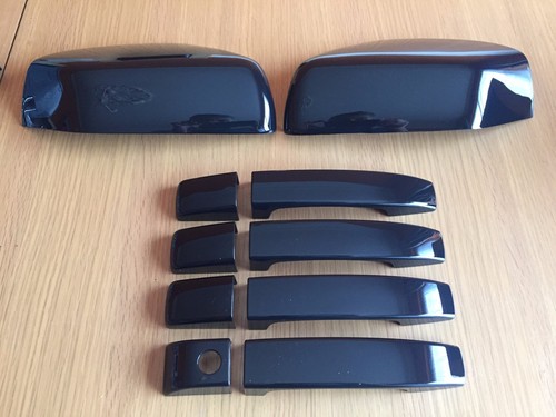 Gloss black door handle wing - gloss,