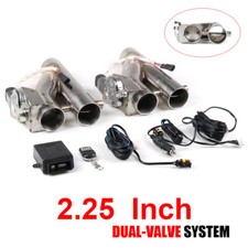 2×2.25" 57mm Electric Exhaust