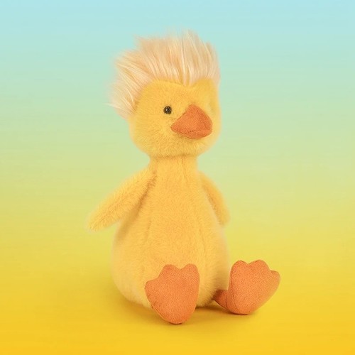 26cm funny yellow duck - yellow, plush
