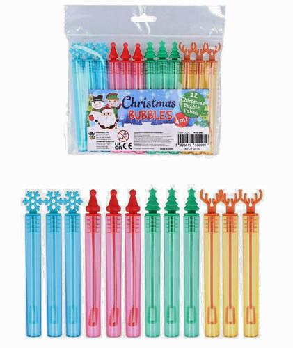 Christmas bubble tubes - christmas,