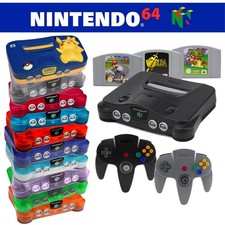 Nintendo 64/N64 Console + 1 2 3 4 Controller  Power Cable & Game Classics