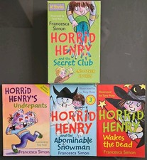 Horrid Henry Stories Box Set by Francesca Simon - 3 extra books for free.