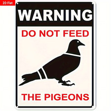 Do Not Feed The Pigeons Retro