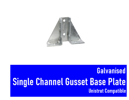 Galvanised single channel - galvanised,