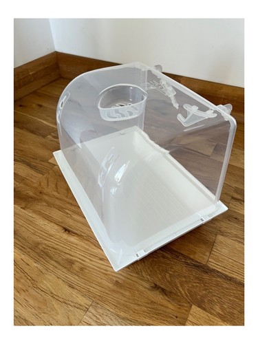 Large plastic cage bath for - large,