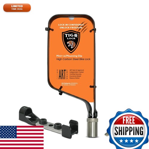 Tigr mini bike lock - mini+, with